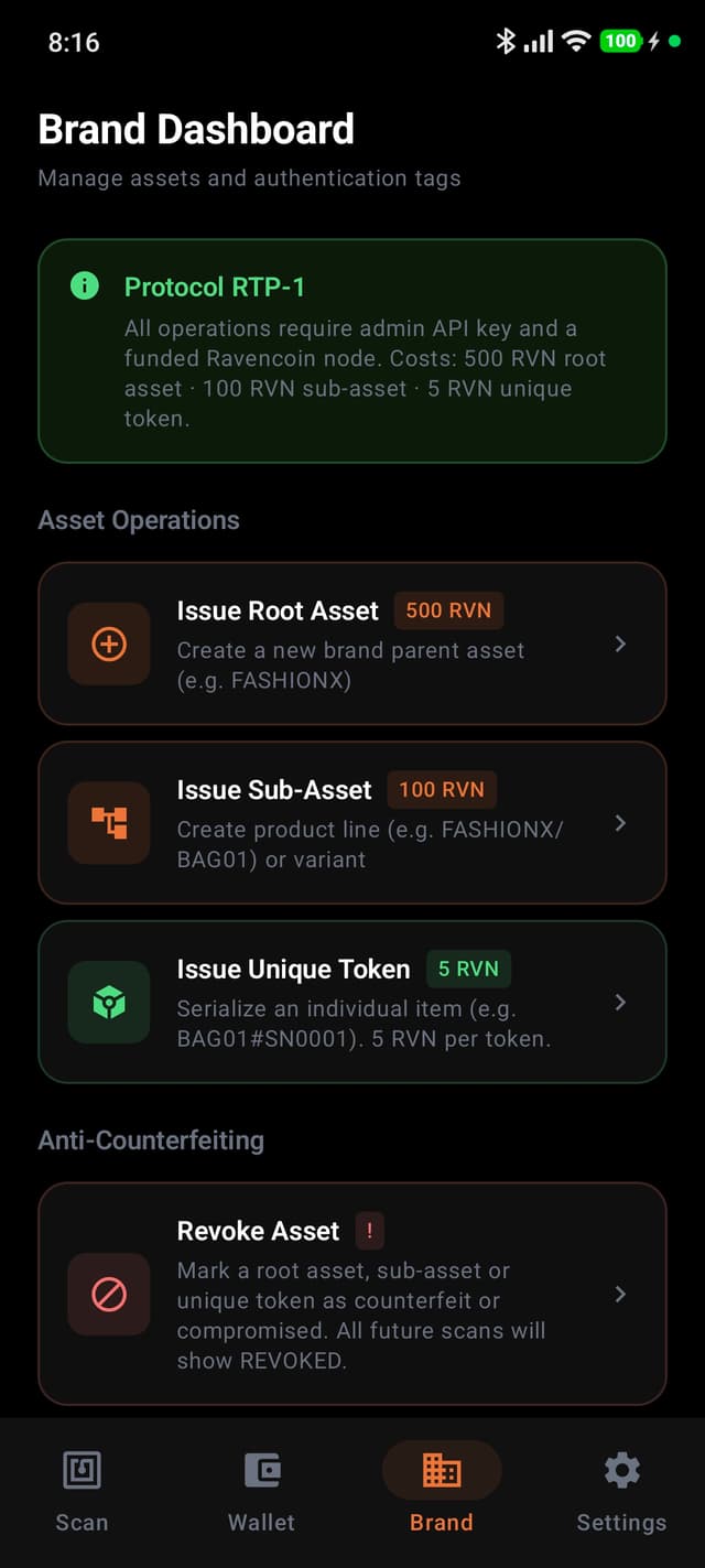 RavenTag Brand screenshot 3
